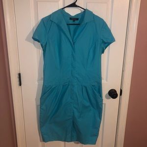 Lafayette 148 Teal Dress
